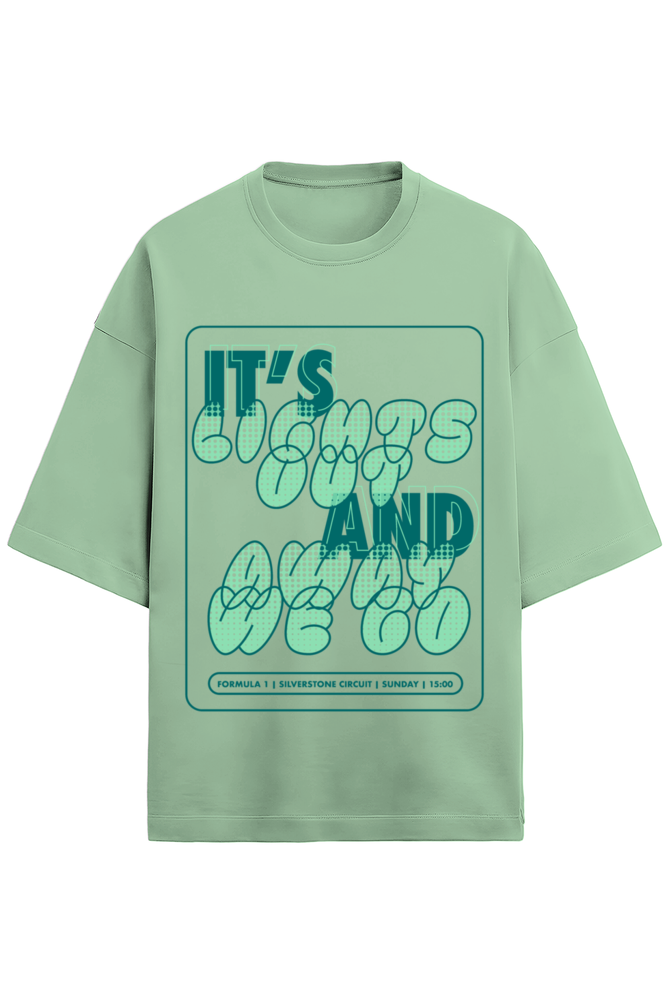 Lights Out & Away We Go Oversized T-shirt