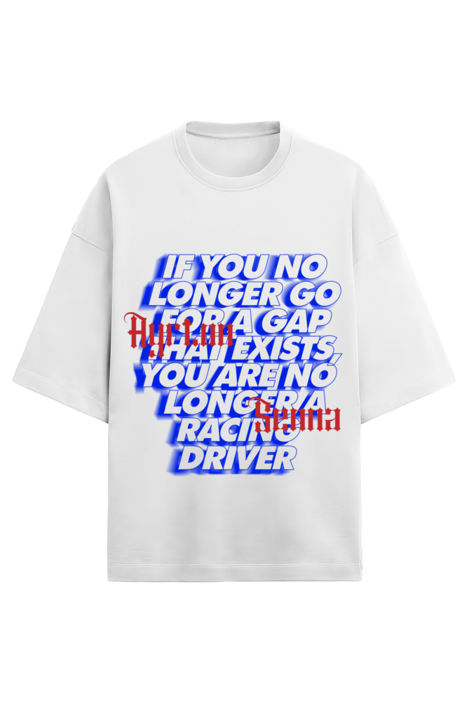 Elevate your style with our exclusive White colour Ayrton Senna tribute T-shirt, honoring the Formula 1 legend's iconic words. Perfect for McLaren Racing and Senna fans, crafted from premium French Terry cotton for lasting comfort. Show your Formula 1 love. Grab yours now!